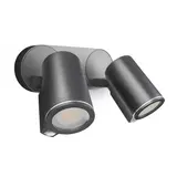 STEINEL 058647 LED-Strahler DUO S 14,95 W, 1024 lm, IP44, Bewegungsmelder | anthrazit
