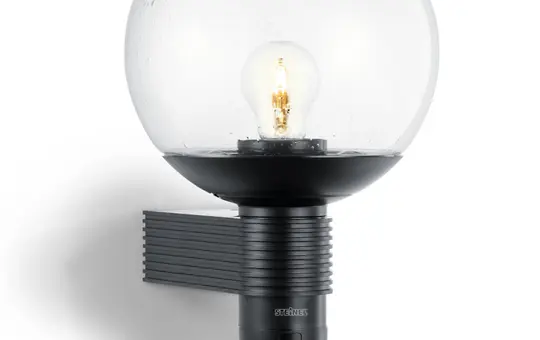 STEINEL 611019 LED-Außenleuchte L 400 S 60 W, IP44, Bewegungsmelder | schwarz
