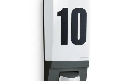 STEINEL 650612 LED-Außenleuchte L 1 S 60 W, IP44, Bewegungsmelder | schwarz