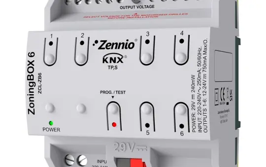 ZENNIO ZCL-ZB6 Klima-Aktor 6 Zonen