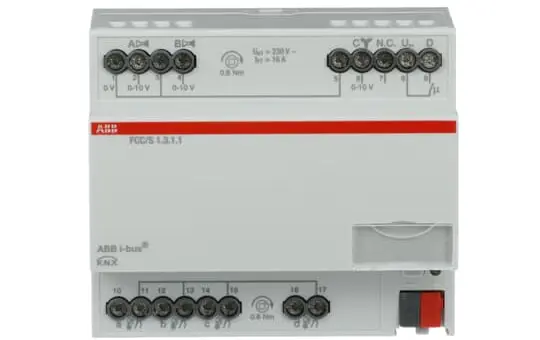 ABB FCC/S1.3.1.1 KNX-Fan-Coil-Aktor 3 x 0-10 V, REG