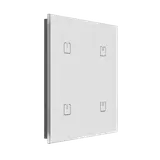 INELS RFGB-40W/MT Thread-Glastaster UP/AP 4-fach | glas weiß