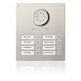 RITTO 1812120 Acero Türstation Audio 8-fach, zweireihig | edelstahl