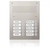 RITTO RGE1812225 Acero Türstation Audio 10-fach, zweireihig | edelstahl