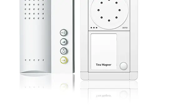 RITTO RGE1891370 Portier Komplettpaket Freisprechst. Audio 1-fach | weiß/weiß