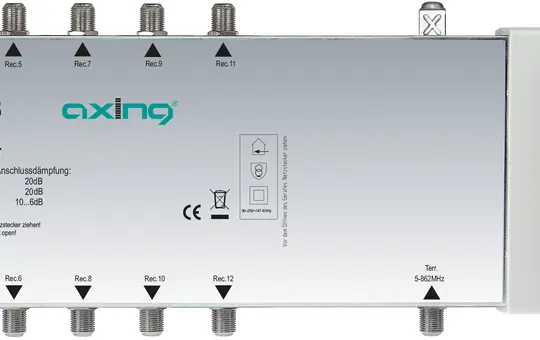 AXING SPU 512-05 Multischalter 12-fach