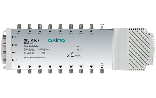 AXING SPU 516-05 Multischalter 16-fach