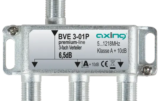 AXING BVE 3-01P CATV-Verteiler 1218 MHz 3-fach