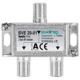 AXING BVE 20-01 CATV-Verteiler 1006 MHz 2-fach