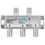 AXING BVE 40-01 CATV-Verteiler 1006 MHz 4-fach