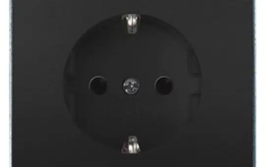 SIEMENS 5UB1855-0AC01 SCHUKO-Steckdose Delta style Berührungsschutz | anthrazit