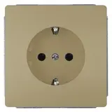 SIEMENS 5UB1855-0MG01 SCHUKO-Steckdose Delta style Berührungsschutz | gold