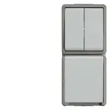SIEMENS 5TA4815 Aufputzkombination Delta Fläche IP44 1-fach, Serienschalter