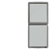 SIEMENS 5TA4826 Aufputzkombination Delta Fläche IP44 1-fach, Wechselschalter, Berührungsschutz