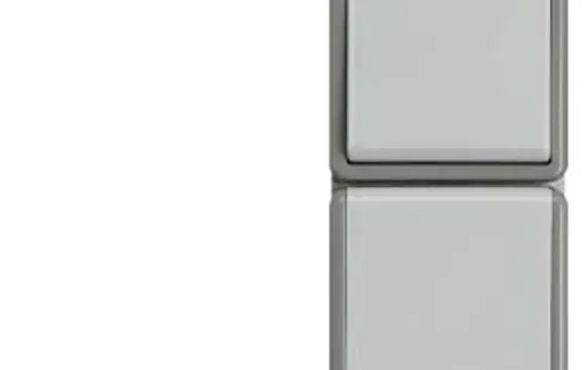 SIEMENS 5TA4826 Aufputzkombination Delta Fläche IP44 1-fach, Wechselschalter, Berührungsschutz