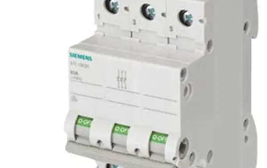 SIEMENS 5TL1340-0 Ausschalter 3-polig, 40 A | grau