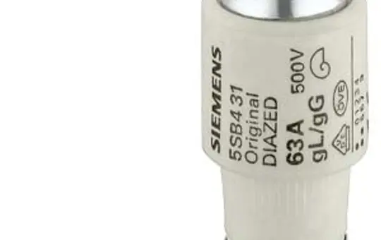 SIEMENS 5SB4311 DIAZED-Sicherungseinsatz DII 63 A