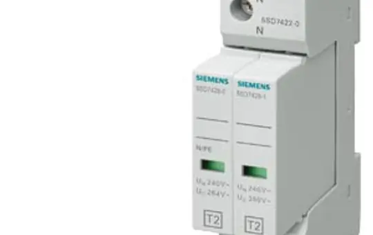SIEMENS 5SD7422-0 Überspannungsableiter Typ 2 1+1, TN-S/TT