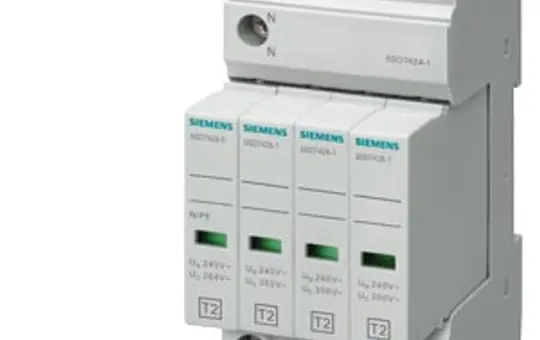 SIEMENS 5SD7424-1 Überspannungsableiter Typ 2 3+1, TN-S/TT, mit FRN-Anzeige