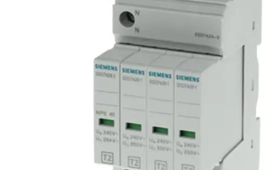 SIEMENS 5SD7424-3 Überspannungsableiter T2 mit Fernmeldekontakt