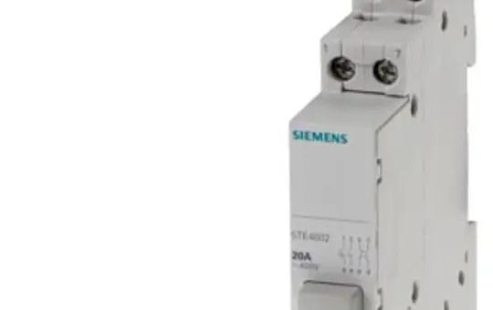 SIEMENS 5TE4802 Taster ohne Rastfunktion 3 Schließer + 1 Öffner, 1 Taste grau