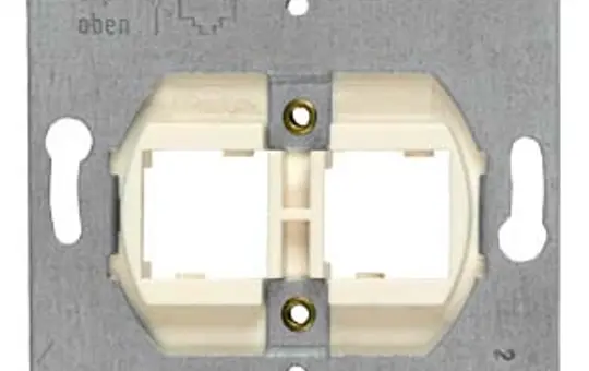 SIEMENS 5TG2058-2 Tragplatte Modular-Jack Delta 2-fach | weiß