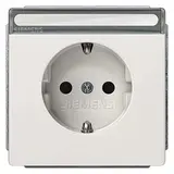 SIEMENS 5UB1856 EDV-Steckdose Delta style WSV, Berührungsschutz, Schriftfeld | rot