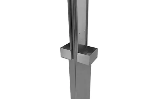 FleXmount FM_ALF_DOP_TWIN Komplett-Stele Alfen Double ohne Dach, 2-fach