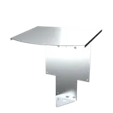 FleXmount FM_AP_WB_ES_DA Adapterplatte Wallbe Eco S mit Dach