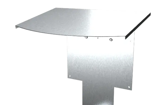 FleXmount FM_AP_WB_ES_DA Adapterplatte Wallbe Eco S mit Dach