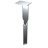 FleXmount FM_TV_DA Komplett-Stele Technivolt 1100 mit Dach, 1-fach