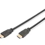 DIGITUS DK-330123-050-S HDMI-Anschlusskabel Typ A, Premium High Speed, Ethernet | schwarz | 5 m