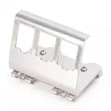 DIGITUS AN-25183 Hutschienenadapter für Keystone 3-fach, Metall