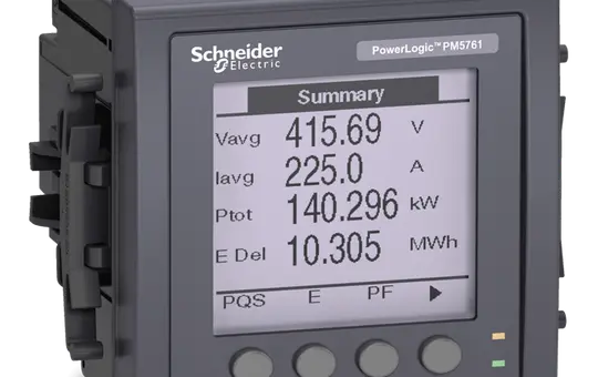 SCHNEIDER METSEPM5761 Universalmessgerät PM5761 2 Ethernet, MID, 2 Ein-/Ausgänge, Störschrieb