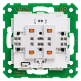 LINGG&JANKE 87841SEC KNX Secure UP-Tastsensor 4-fach BUDGET mit integrierten Temperatur- und Feuchtesensor