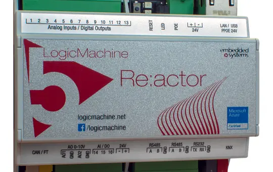 EMBEDDED SYSTEMS LM5p2-RIO3E LogicMachine5 Reactor KNX TP, CAN, IO, EnOcean