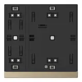 GVS CHPB-04/02.S.24 KNX-Tastsensor WALTZ Basis 2-fach | champagner