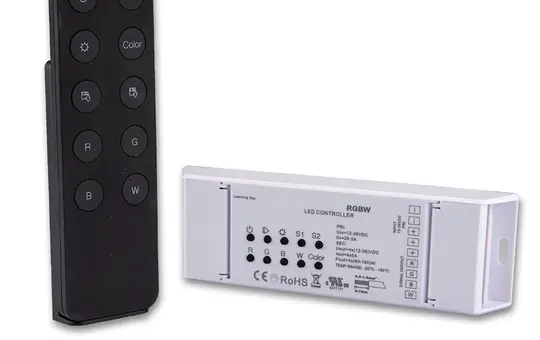 ISOLED 114056 LED-Controller PWM RGBW, 4 x 5 A, Fernbedienung