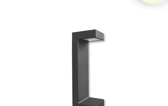 ISOLED 114266 LED-Wegeleuchte Poller-1 sandschwarz | 300 mm