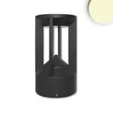 ISOLED 114271 LED-Wegeleuchte Poller-4 sandschwarz | 200 mm
