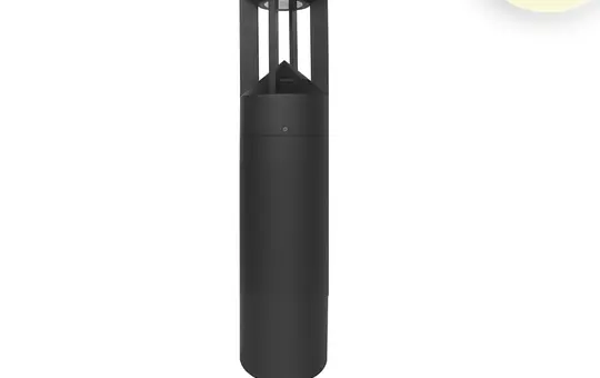 ISOLED 114276 LED-Wegeleuchte Poller-4 sandschwarz | 400 mm