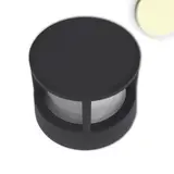 ISOLED 114272 LED-Wegeleuchte Poller-5 sandschwarz | 100 mm