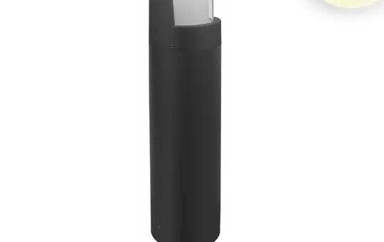 ISOLED 114283 LED-Wegeleuchte Poller-6 sandschwarz | 500 mm