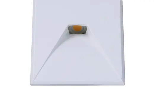 ISOLED 114563 Abdeckung für Sys-Wall68 eckig, schräger Lichtauslass | weiß