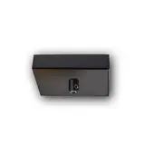 ISOLED 115223 Deckenbaldachin 1-fach, eckig | schwarz