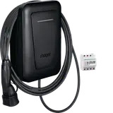 HAGER XVL122CFL Ladestation witty solar 2 22 kW, mit Ladekabel