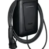 HAGER XVL122CLM Ladestation witty pro 22 kW, mit Ladekabel