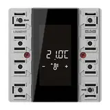 JUNG LS5292D1ST KNX-Raumcontroller F50 LS 2-fach, secure