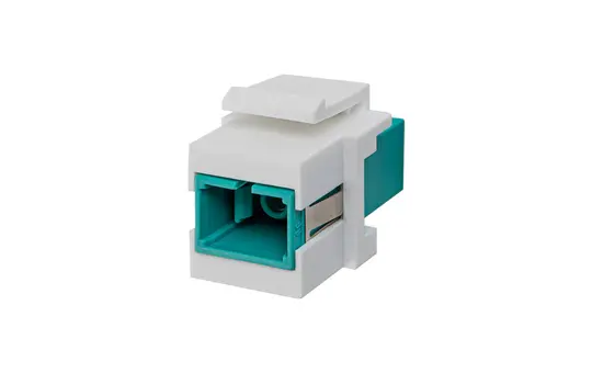 JUNG SCOM3AQ Glasfaser Keystone-Modul OM3 | aqua