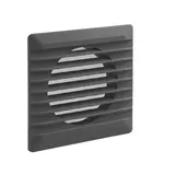 LEAF VENTILATION LF-GIT-14X14-Ø100-AN Außengitter quadratisch | anthrazit | ø100 mm